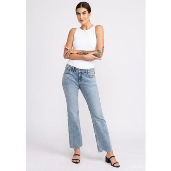 Bootlegger Mid Rise Bootcut Jeans  27 - Picture 1 of 6